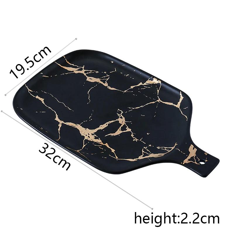 Best Gold Marble Glazes Ceramic Party Tableware Set Porcelain Breakfast Plates Dishes Noodle Bowl Coffee Mug Cup For Decoration