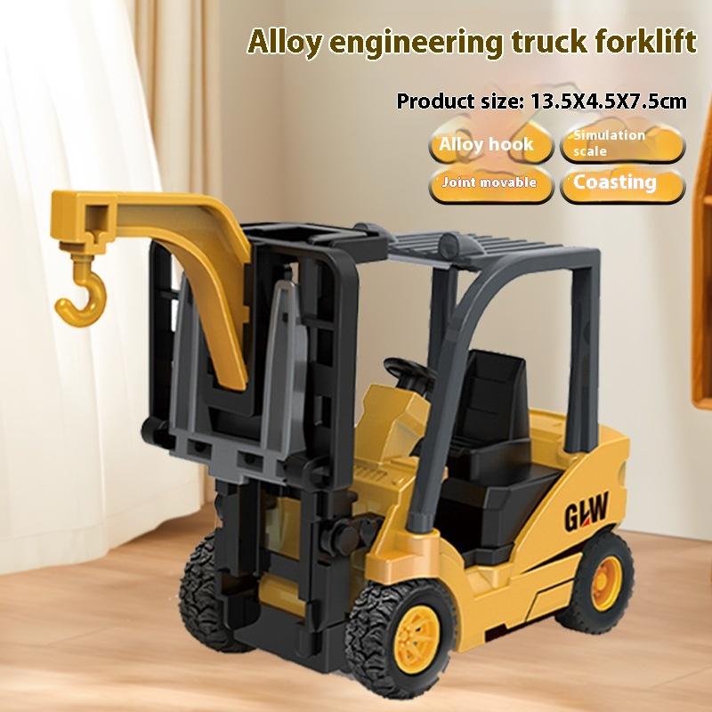 Сплав Моделирование Инженерный кран Башенный кран Модель автомобиля Подарочные украшения для торта Детские игрушки