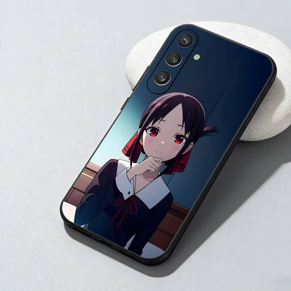 Чехол для телефона KLIW Kaguya с M-Miyuki для Samsung Galaxy A73, A72, A71, A70, A52, A51 Другие Мягкий Черный Чехол