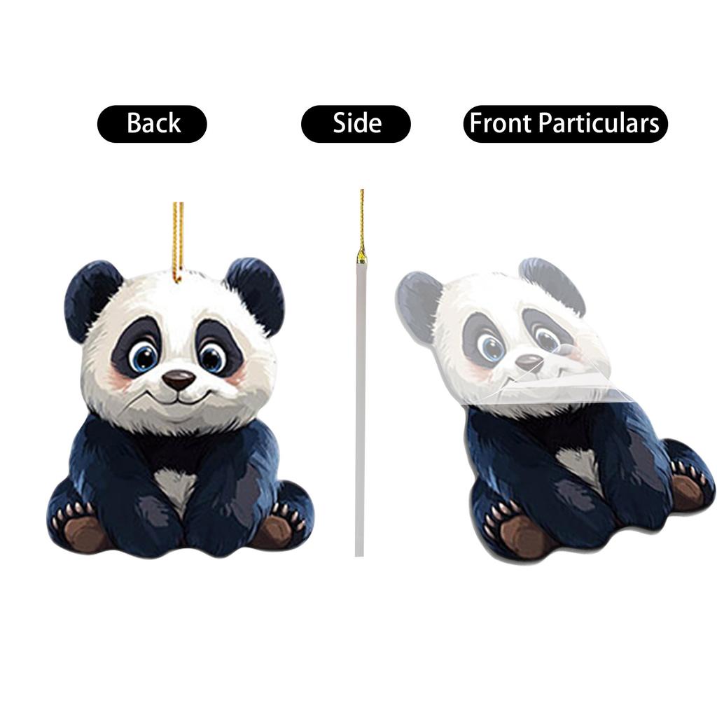 24-дневный рождественский адвент-календарь, календарь обратного отсчета, 2D-подвеска в виде плоского акрилового медведя, подвеска обратного отсчета, милый шарм в виде рождественской елки