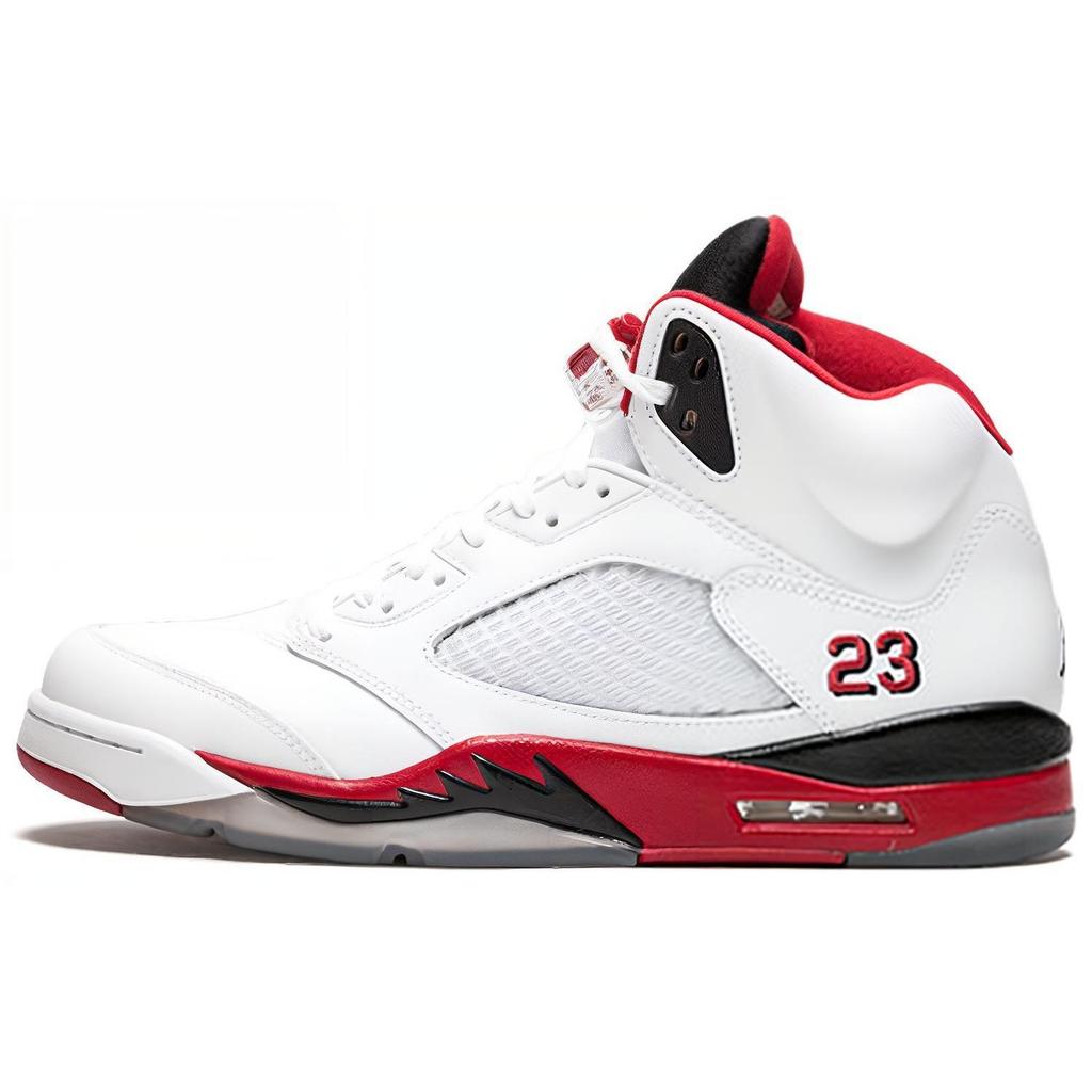 Jordan 5 Ретро Огненно-красный Черный Язык 2013 136027-120