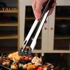 Щипцы для еды из нержавеющей стали, термостойкие многофункциональные щипцы в японском стиле для приготовления пищи, щипцы для гриля, стейк, жареная рыба, зажим для барбекю
