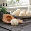 Кухонный гаджет для приготовления пельменей по-китайски (pot stickers), Деревянная форма для баоцзы, Ручная пресс-форма для пельменей, Традиционная форма для баоцзы, Ручная лепка паровых булочек,