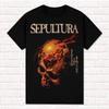 Футболка Sepultura Beneath The Remains 1989 Трэш Дэт-метал Грув-метал Летняя Хлопковая Мужская Женская Верхняя Одежда Уличная Повседневная