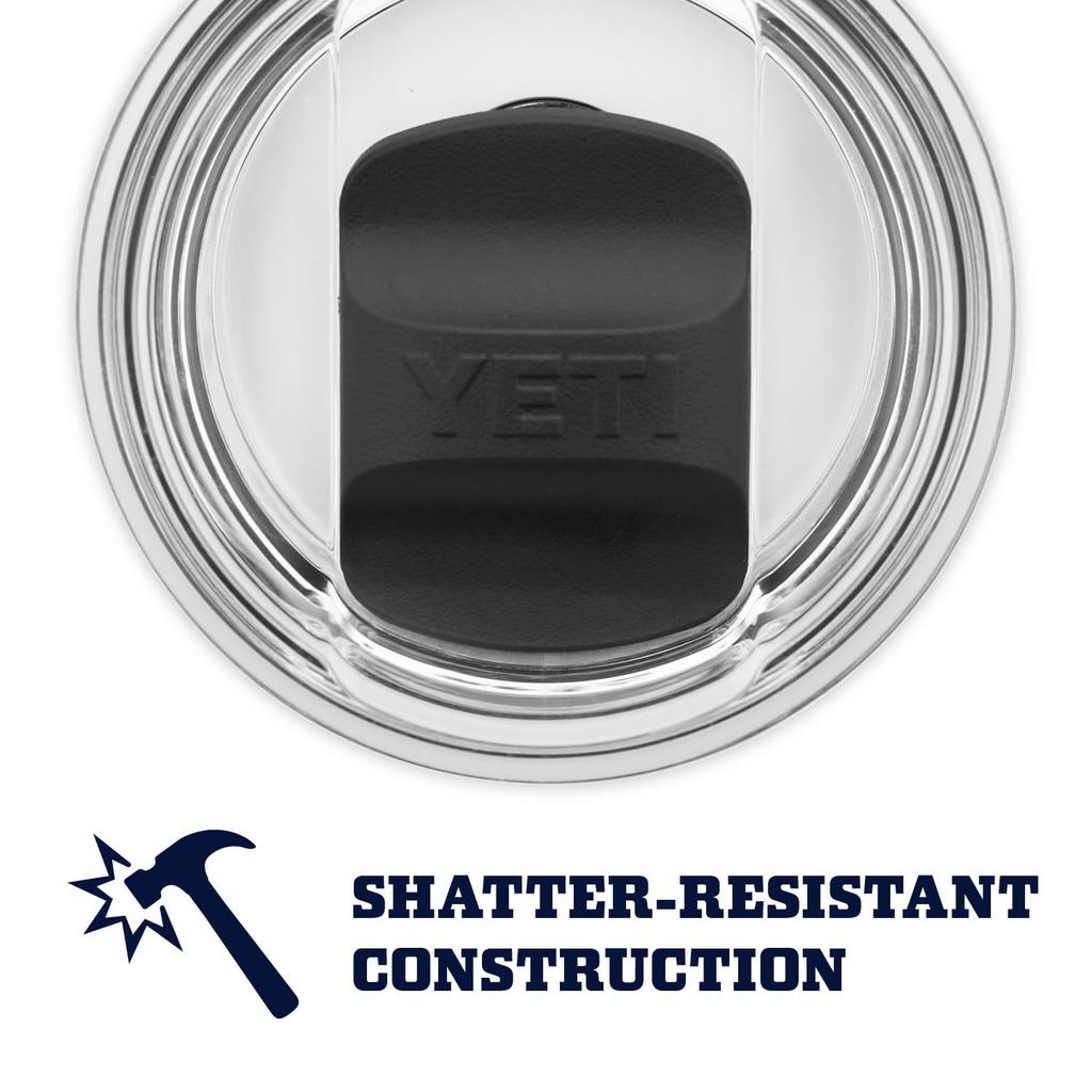 YETI Rambler 10oz Stainless Vacuum Insulated with Slider Wetland Brown Tumbler, Steel, Lid,