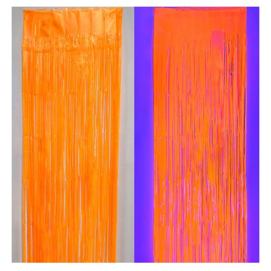 Metallic Tinsel Foil Fringe Curtains Colorful Iridescent Tinsel Streamer Backdrop Decor