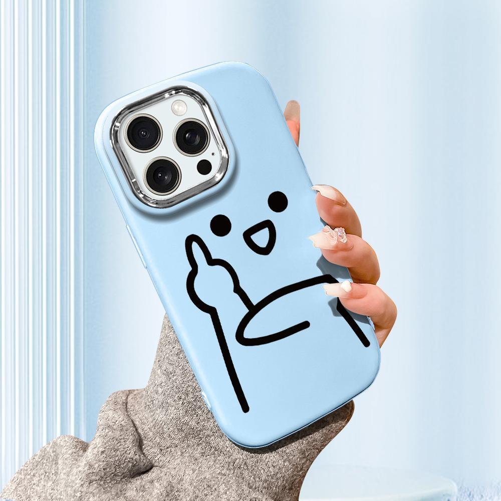 Для iPhone 15 14 13 11ProMax 14 15 16 Samsung S25 S24 S23 S22 Redmi 10 13 14C Мультяшный Черный Кот Серебристый Край Мягкий Жидкий Силикон Защитный Чехол