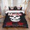 Misfits Concert Poster Print 3Pcs Bedding Setduvet Cover With 2 Bedropillowcase Home Birthday Gift