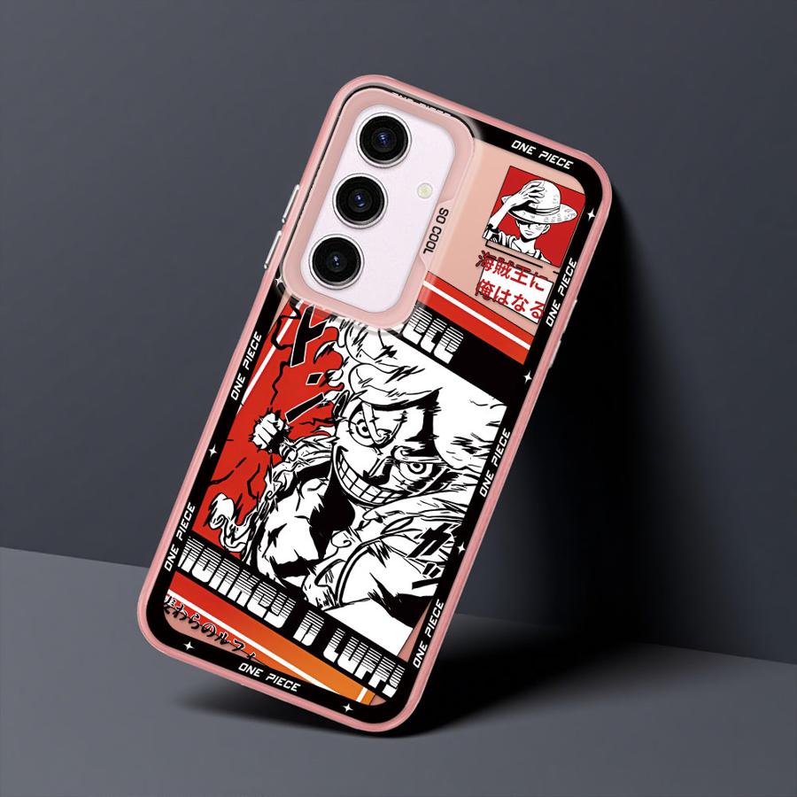 Cartoon O-one Pieces Phone Case for Samsung Galaxy A51 A56 A35 A26 A36 A71 A54 A73 A53 A72 A55 A52 Soft Shell