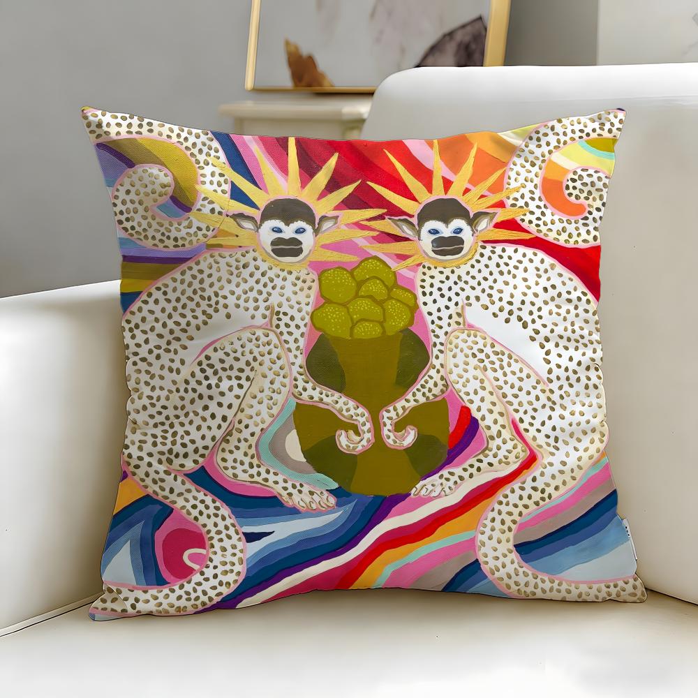 Popular PPaige Gemmelable Cushion Cover Stylish Washable Pillow Cover Ideal for Couch Bedroom Car Decoration