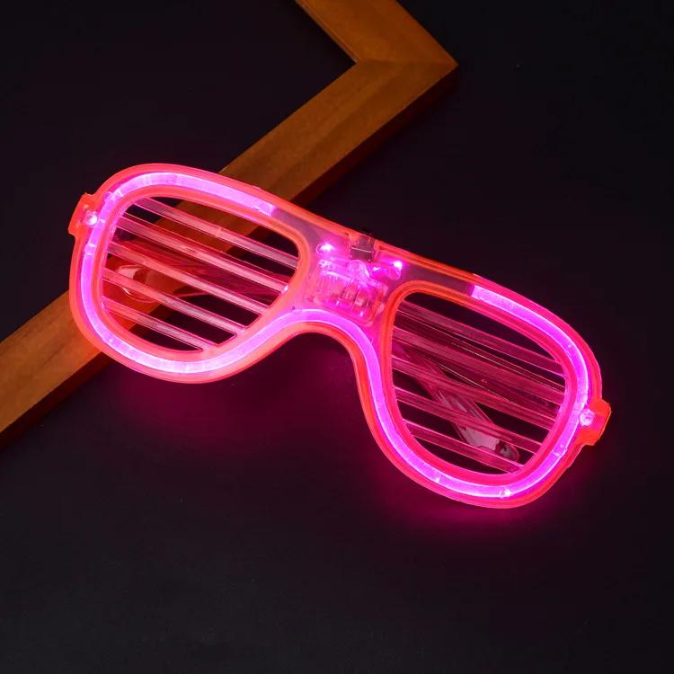 Luminous Light Glasses Bar Party Concert Props Fluorescent LED Glowing Night Party Photo Props Kids Happy Birthday Party Decor