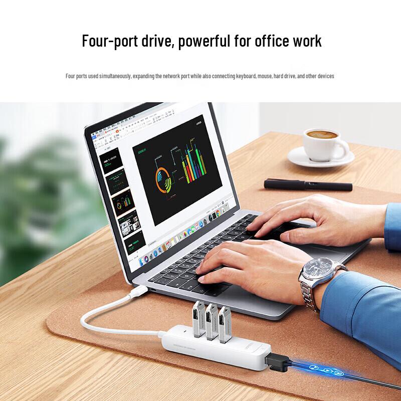 UGREEN USB-C & USB 3.0 Gigabit Ethernet Hub (CN version)