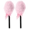 2pcs Lollipop Powder Puff Under Eyes Fluffy Loose Body Puffs Cosmetic Makeup Handle Tools and Large Face for Girls Mineral Soft Round Women Shape