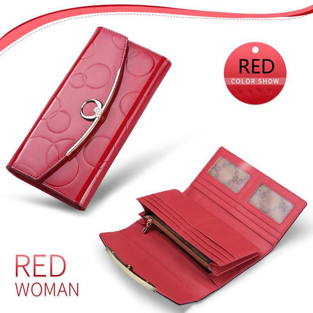 Женский кожаный кошелек, длинный женский модный кошелек с большим пространством и несколькими карточками