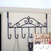 Eddya Bag Towel Coat Clothes Hat Over Door Hanger 5-Hook Bathroom Hanging Rack Holder