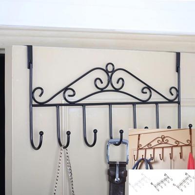 Eddya Bag Полотенце Пальто Одежда Шляпа Над дверной вешалкой 5-крючок Держатель для подвешивания ванной комнаты