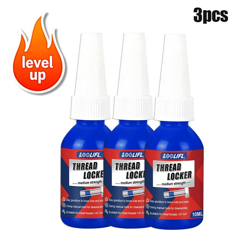 243 Thread Lock Blue Medium Strength Locking and Sealing Nuts Bolts Fasteners and Metal Can Prevent Loosening and Leakage Thread Lock3