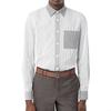 Burberry Shirts Men's Light Gray Crew Neck Moderate Other 80271381