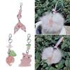 Fish Tail Strawberry Pig Hanging Pendant Sweet Phone Strap Bag Decoration Portable Hanging Lanyard Gift for Girls Women