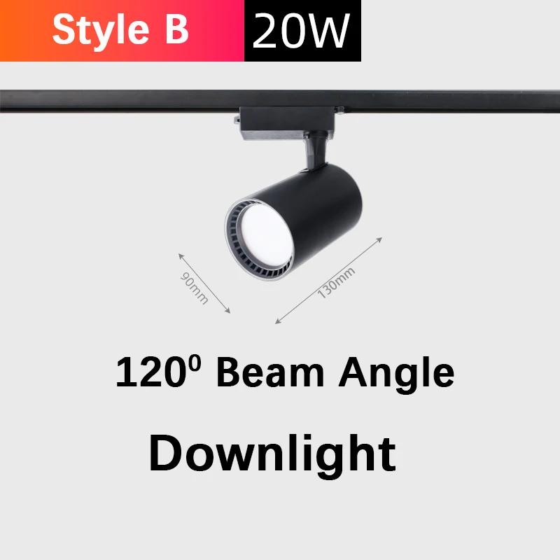 LED Track Light Anti-Glare Spotlight 110-265V 10-30W Warm White Cool White Natural White COB Chip Indoor Outdoor For Home Modern