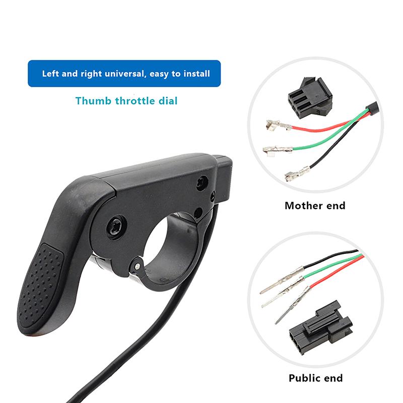 1 Piece Universal Electric Bicycle Accessories Electric Bike Thumb Throttle Speed Control Quick Release Trigger