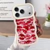 Ретро и сексуальный чехол с принтом красных губ для iPhone 11 13 12 17 Air 16 Pro Max 14 15 Plus XR 8 Мягкая крышка для телефона