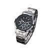 Men'S Steel Strap Watch Men'S Jewelry Set Fashion Three-Eye Calendar Quartz Watch Trend Eagle Pendant Necklace Bracelet