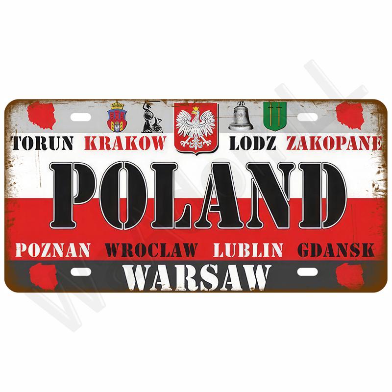 Retro Metal Sign Wall Art Mural Aesthetic Room Home Decor Items Poster Vintage Metal Plate Garage Decoration Tin Sign Plates Bar