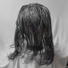 Halloween horror mask, new wig, zombie headgear, latex zombie mask, headgear, escape room prank prop