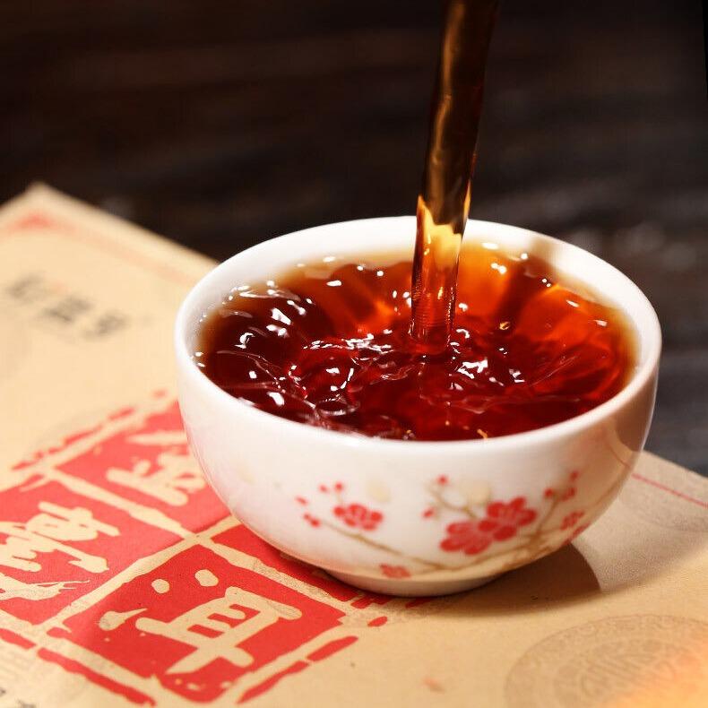 Синьи Хао Цзиньхао Пуэр, выдержанный чай Пуэр, кирпичик, 250 г, спелый чай, чай Пуэр