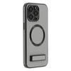 For iPhone 14 Pro Max Kickstand Case Compatible with MagSafe PC+TPU+PU Phone Back Cover