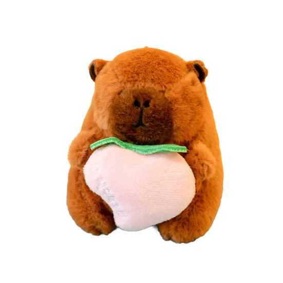 Мягкая игрушка-брелок в виде капибары, подвеска в виде дикой природы, надежное крепление, декоративная сумка, милый брелок в виде животного