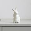 Простая статуэтка кролика Мини-скульптура животного Настольное украшение Фигурка кролика для детей