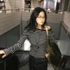 VAYLA Японская футболка в стиле Y2k Женская с длинным рукавом с открытыми плечами в полоску Укороченные топы Y2k Гранж Эстетика 2000-х Уличная одежда Футболки