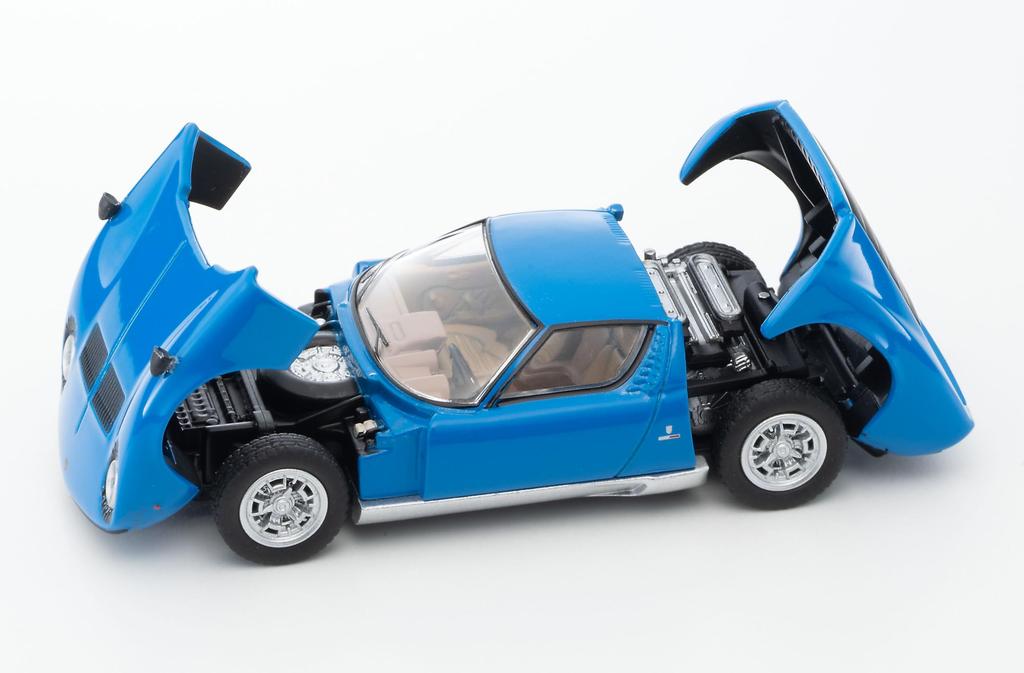 TOMYTEC Tomica Limited Vintage 1/64 LV Lamborghini Miura P400 Blue Готовый продукт