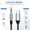 AUX аудиокабель Type-C USB C на 3,5 мм разъем AUX шнур автомобильный динамик наушники адаптер для Samsung Xiaomi Huawei Type-C конвертер