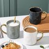 400 мл керамические кофейные чашки легкие роскошные креативные золотые кружки для воды кружка для завтрака овсянки молока сока офисная бытовая посуда для напитков