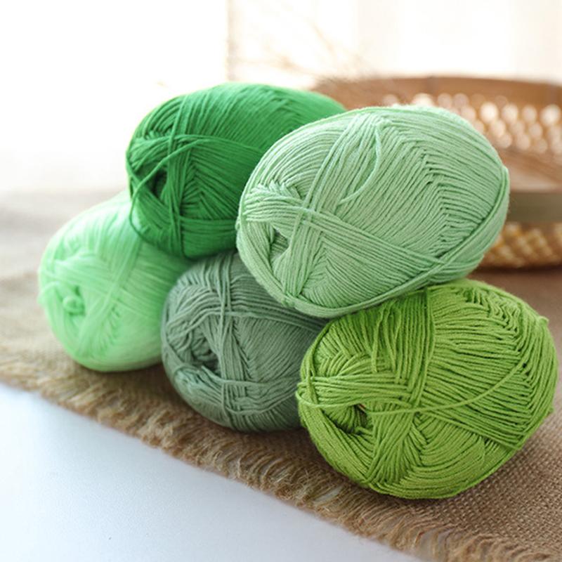 50g/Ball DIY Crochet Yarn Hand Woven Yarn Knitted Fabric Natural Bamboo Cotton Baby High Quality