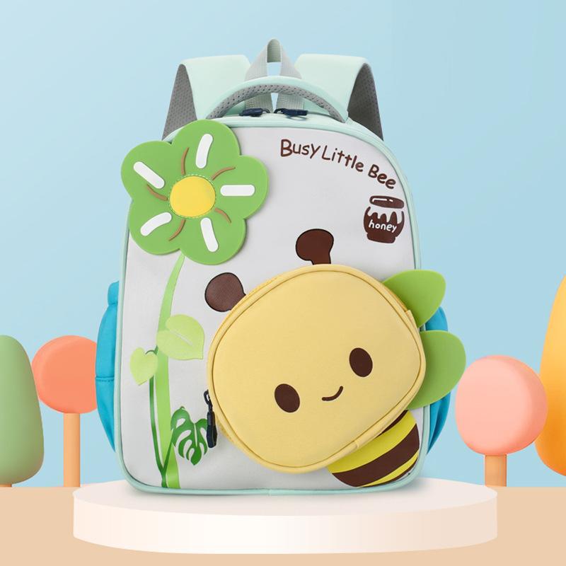School Bag New Children's 3-6 Years Old Little Bee Lightweight Versatile Children's Backpack