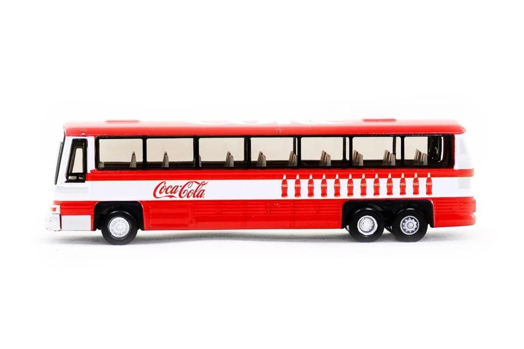 Tiny City Масштаб 96A3 Литая модель 1/110 Одноэтажный автобус Coca-Cola, Автомобиль, Красно-белый