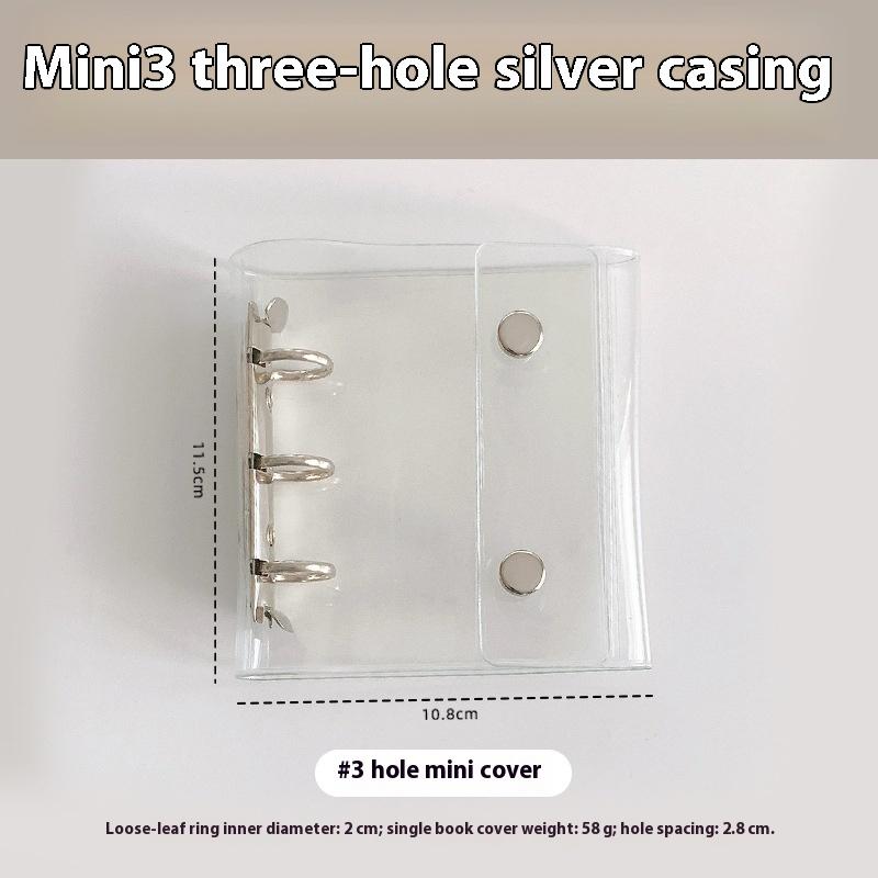 Сделай сам Наклейки для ногтей Книга для хранения накладных ногтей с двойной пряжкой 3 отверстия Зажим для карточек Дисплейная доска Простой альбом для ухода за ногтями