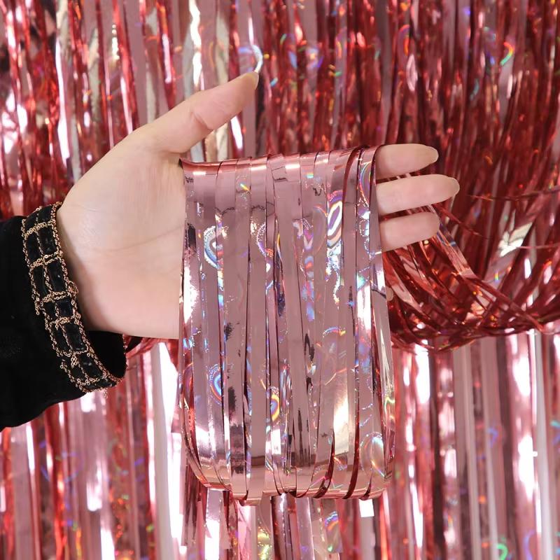 2,5 м Занавеска из шелка 'Любовный дождь' - Свадебное украшение, Фон для предложения и Реквизит для вечеринки 'Плач'