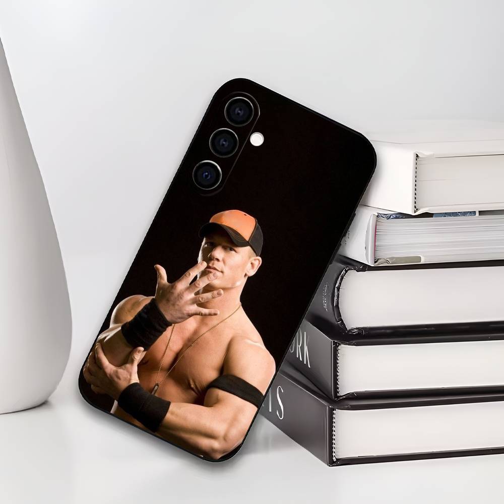 Чехол для телефона 'Звезда рестлинга J-John C-Cena', мягкий, черный, для Samsung Galaxy A73/A72/A71/A70/A53/A52/A51, совместим с другими моделями