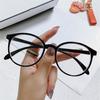 Fashion Round Frame Popular Spectacles Myopia Glasses Men Women Retro Trend Anti Blue Rays Eyeglasses