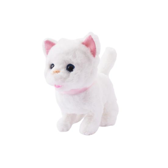 Cat Dog Plush Toy Will Bark Walk Tail Wagging Lovely Kitten Corgi Bichon Frise Poodle Husky Companion Soothe Toy Simulation Electric Plush Puppy Doll