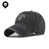 Cotton Coated Baseball Hat, Bull's Head, Embroidered Hat Word Shade