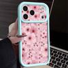 Full Screen Peach Blossoms Floral Case For iPhone 17 Pro Max Funda Shockproof Bumper Cover For iPhone 16 Pro Max 15 14 13 12 11 Air 16E