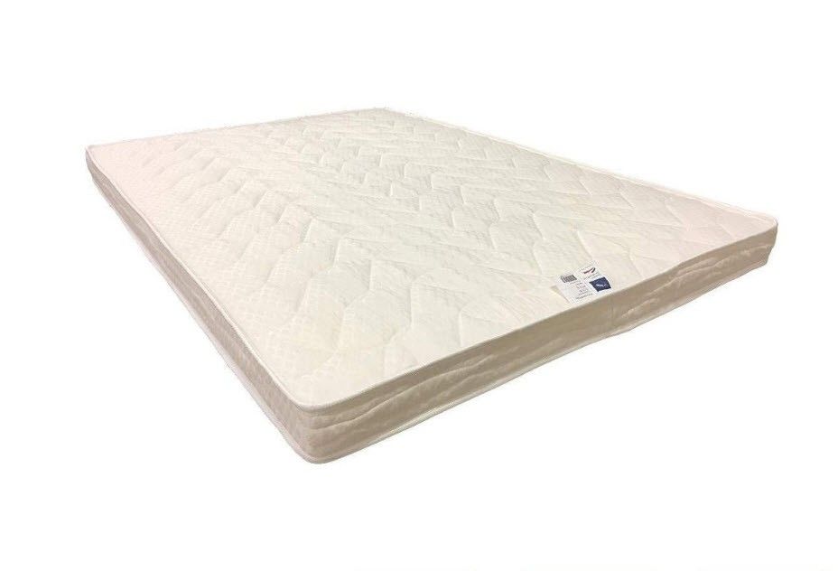 Very Firm Support Mattress Contact Side Memory Foam Alse 80x190 Cm Thickness 9 Cm - 5 Comfort Zones - High Density Polyurethane Latex Core