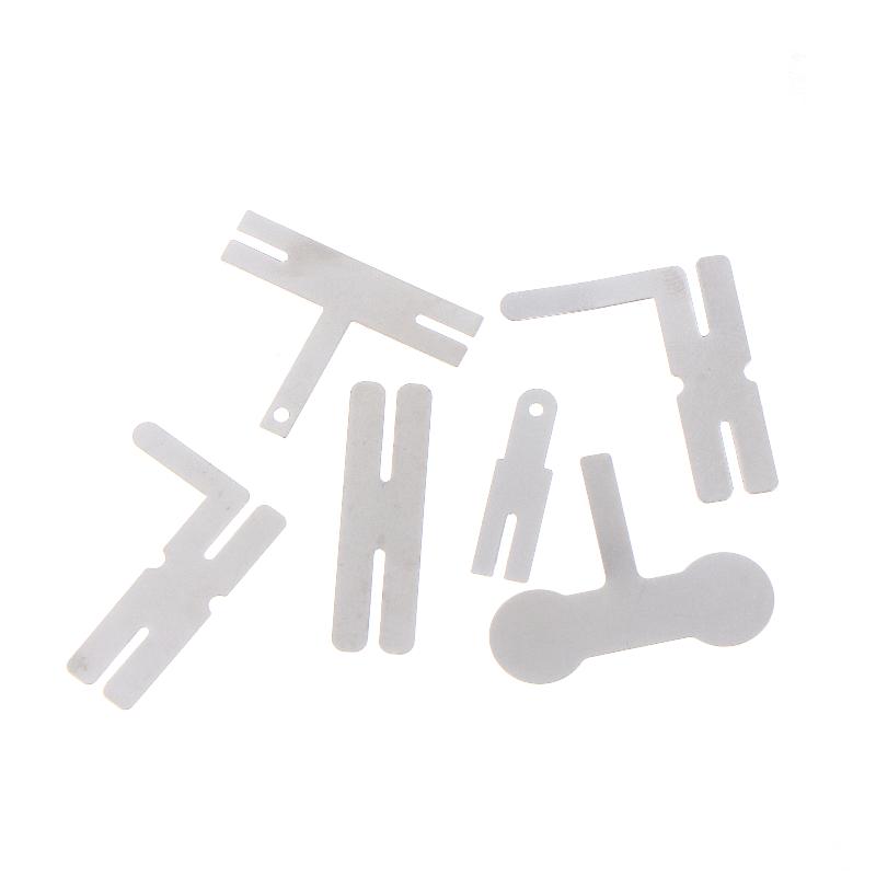 100 шт. Многоугольная никелевая пластина для аккумуляторов 18650, никелевая пластина для литиевых аккумуляторов для точечной сварки, листы для соединения аккумуляторов