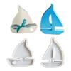 Ship Shaped Silicone Molds For Plaster Decorations, Home Decorations, Epoxy Resin, Ship Clay Molds for Birthday Gift